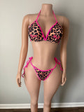 Cheetah and Pink Bikini