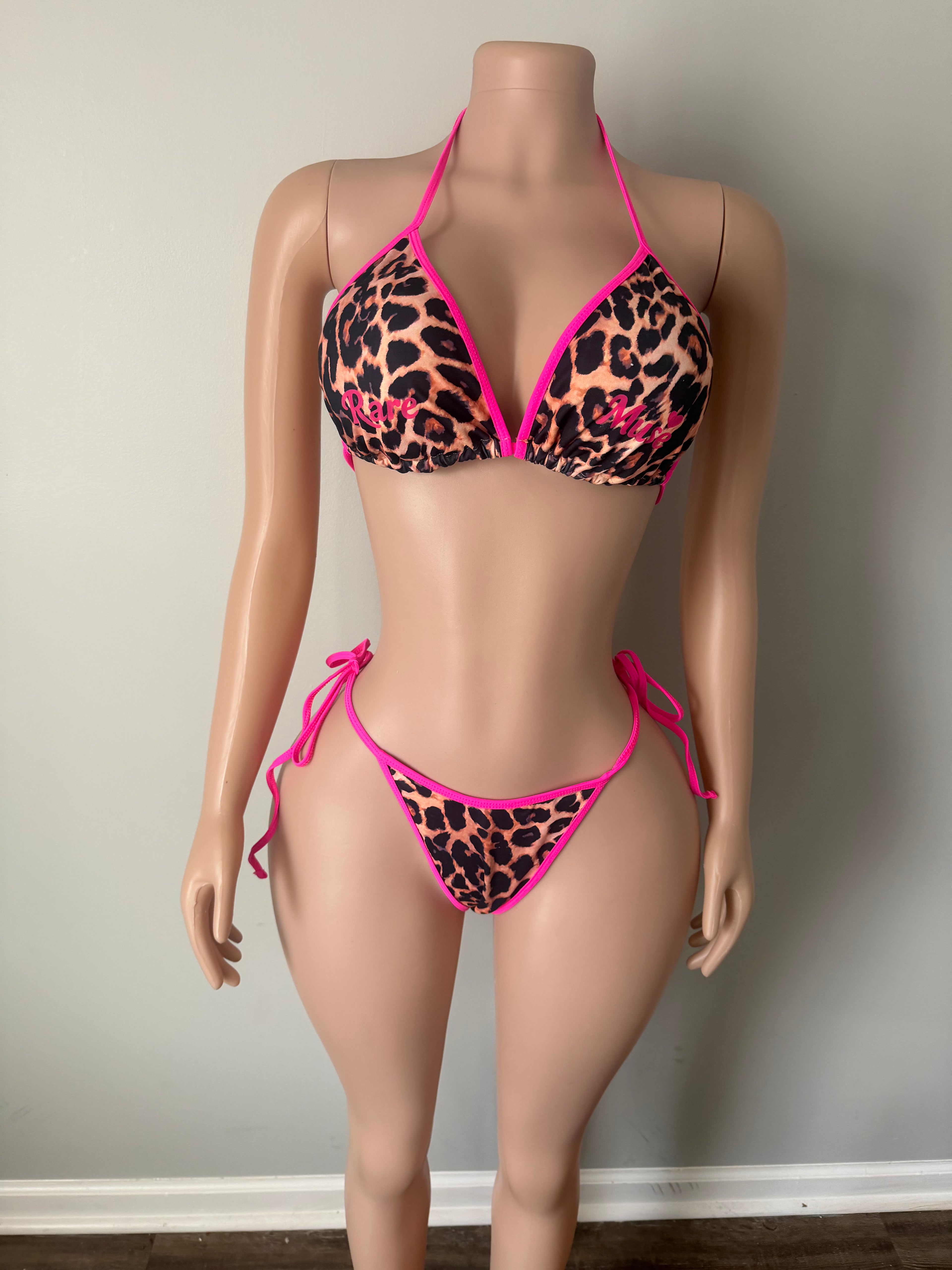 Cheetah and Pink Bikini