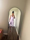 Purple 3 Piece capri set
